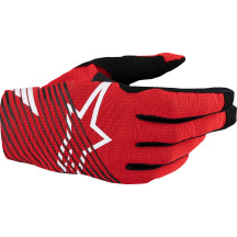 Radar Pro MX Gloves — Size 2XL, Red, Black