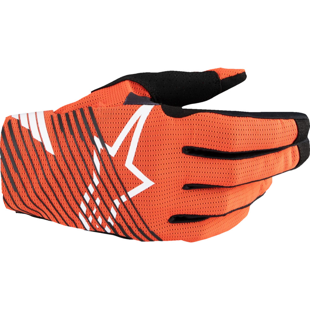 Guantes Radar Pro MX — Talla M, Naranja/Negro