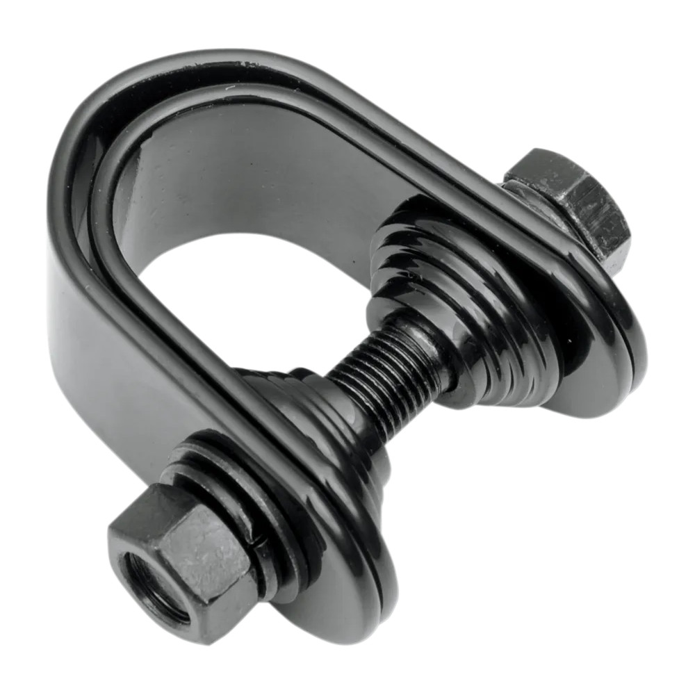 Clamp Assembly for Mini Speedometer/Tachometer — 32 mm (1-1/4"), 25.4 mm (1"), black