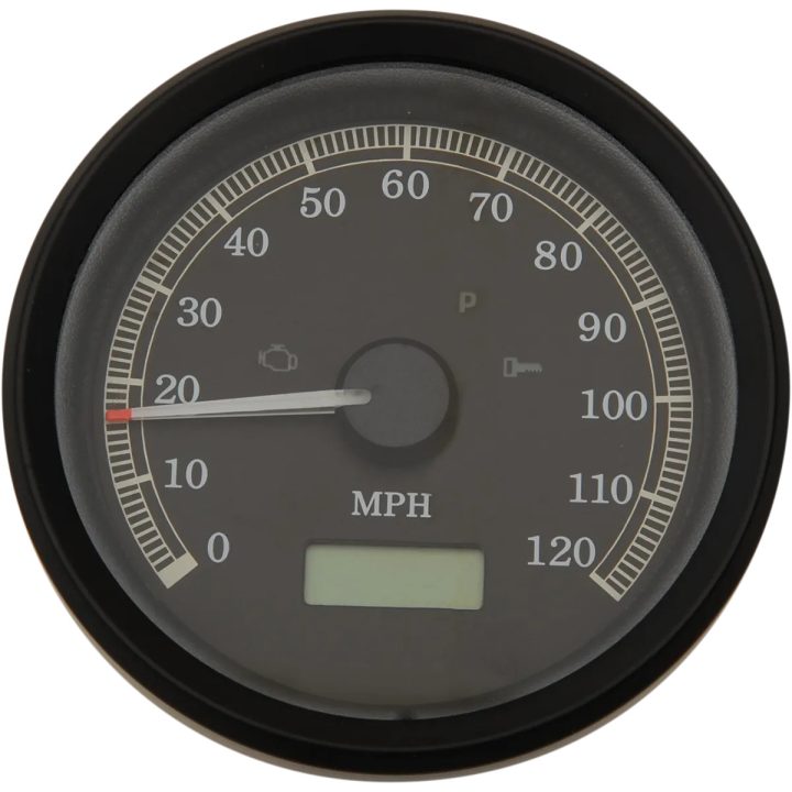 Velocímetro electrónico programable de 3-3/8" — 85.7 mm (3-3/8"), 0–120 mph