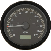 3-3/8" Programmable Electronic Speedometer — 0 mph - 120 mph