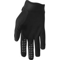 Launchmode XP Gloves — XS, Black, hook-and-loop closure