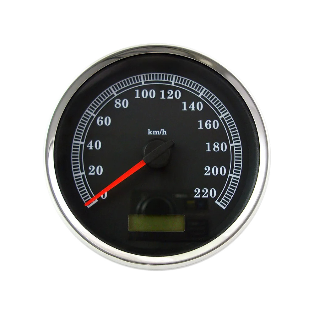5" Programmable Electronic Metric Speedometer — 0–137 mph