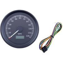 Universal Speedometer — 85 mm (3-3/8"), MPH, Black