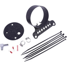 Gauge Bracket — Black, Wrinkle