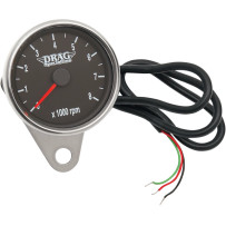 2.4" Mini Electronic 8000 RPM Tachometer — 61 mm, Black