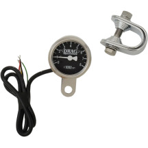 1-7/8" Electronic Mini Tachometer — 47.6 mm (1-7/8"), 0-8,000 rpm, Black