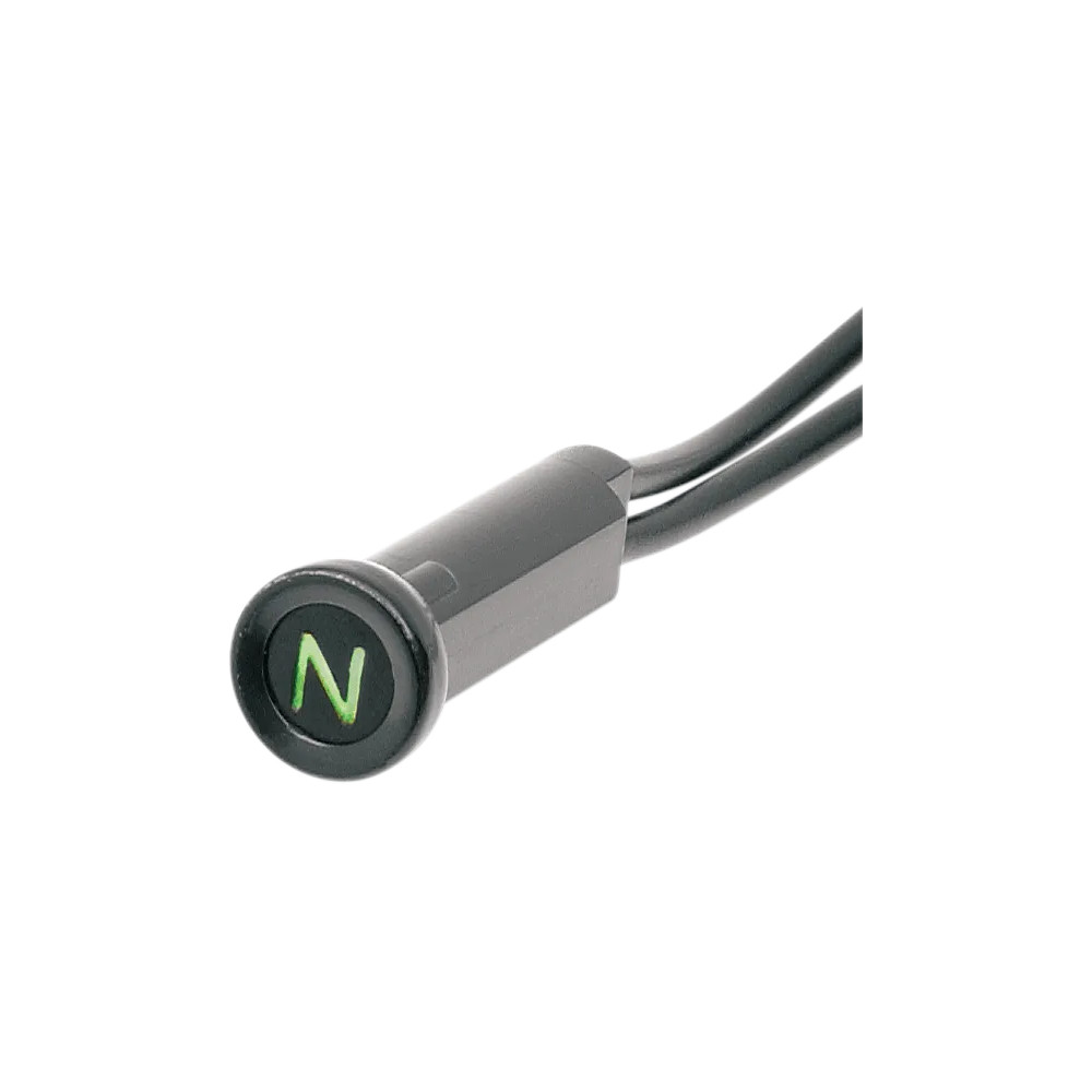 Snap-In Indicator Light — 7.6 mm (0.3"), green readout