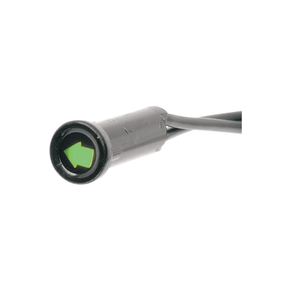 Snap-In Indicator Light — 7.6 mm (0.3"), Green