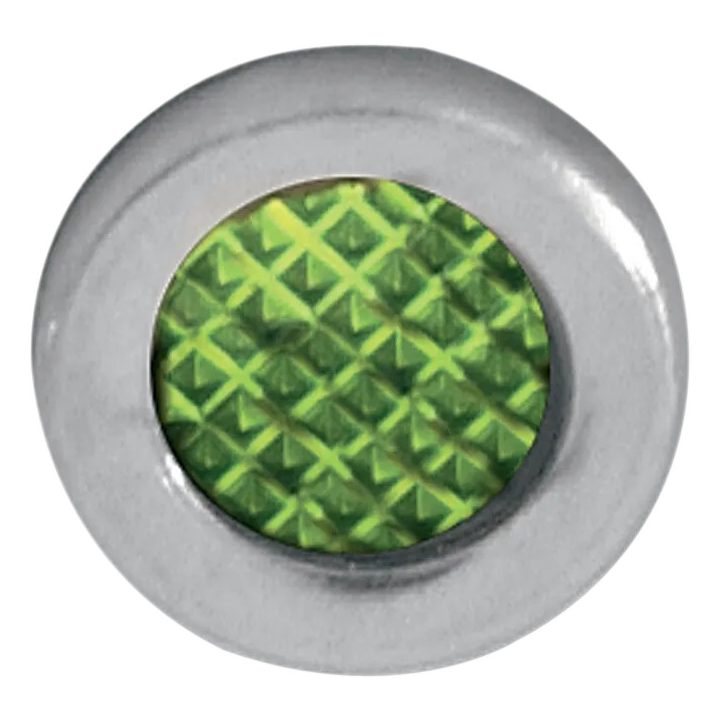 Luz indicadora de inserción — 7,6 mm (0,3\"), Verde