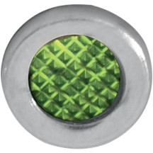 Snap-In Indicator Light — 7.6 mm (0.3"), Green