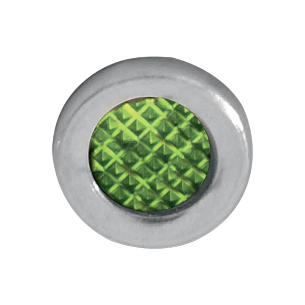 Snap-In Indicator Light — 7.6 mm (0.3"), Green