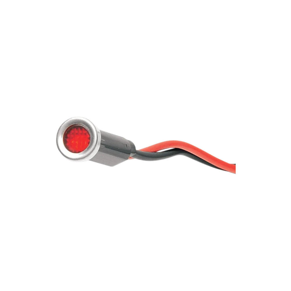 Snap-In Indicator Light — 0.3" diameter, red