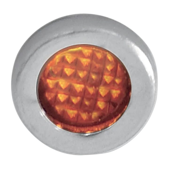 Luz indicadora snap-in — 7,6 mm (0,3"), ámbar