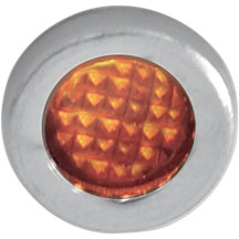 Snap-In Indicator Light — 0.3" diameter, Amber