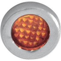 Snap-In Indicator Light — 0.3" diameter, Amber