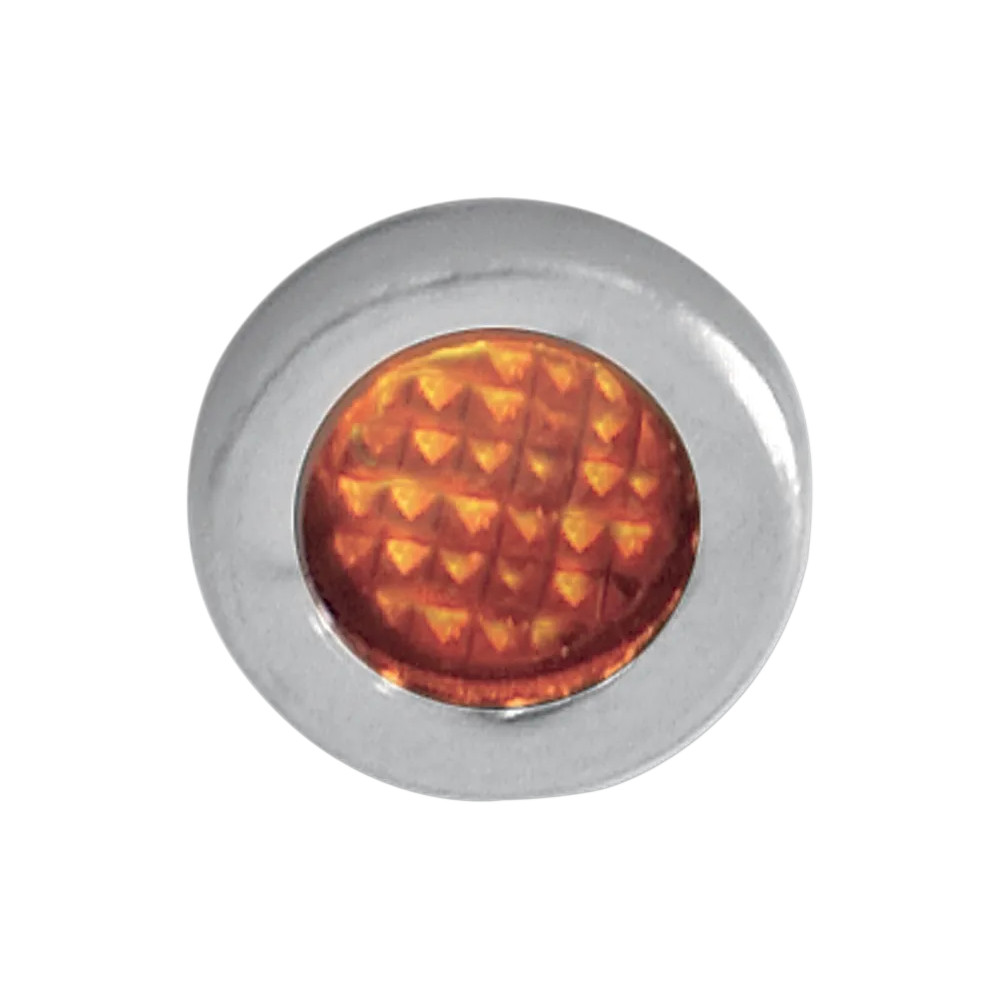Snap-In Indicator Light — 0.3" diameter, Amber