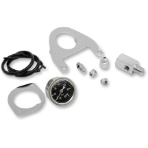 Oil Pressure Gauge Kit — 1-5/8" 60 psi, Chrome