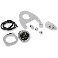 Oil Pressure Gauge Kit — 1-5/8" 60 psi, Chrome
