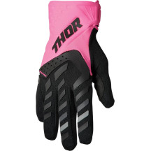 Women's Spectrum Gloves — XL, Fluorescent Pink/Black