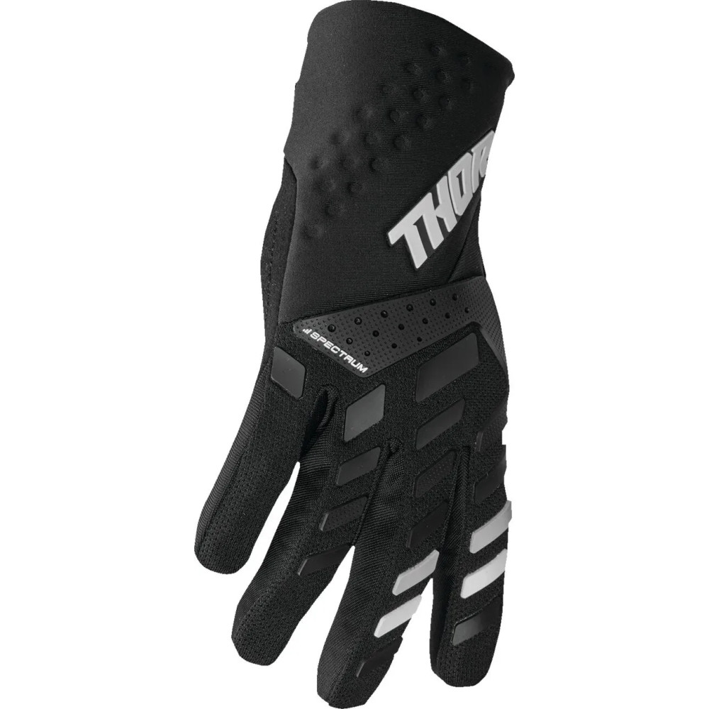 Women's Spectrum Gloves — Size S, Black/White