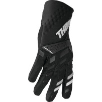 Women's Spectrum Gloves — Size M, Black/White