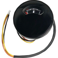 OEM Fuel Gauge — Black face, white readout