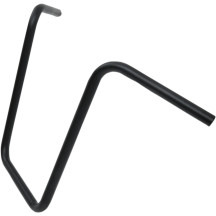 Manillar touring de 1" — diámetro de sujeción 1", elevación 18", ancho 32-1/2", negro mate