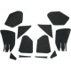 Fairing Pocket Lining Kit — Black, for fairing pockets