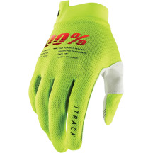 Youth iTrack Gloves — Size S, Fluorescent Yellow