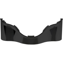 Faldón inferior para carenado Batwing — negro brillo