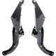 Outer Fairing Bracket — Black, pair
