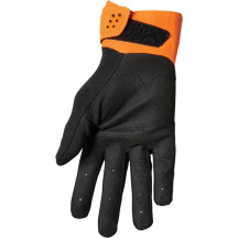 Youth Spectrum Gloves — Youth L, Orange/Black