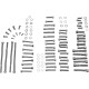 Kit completo de pernos de motor — Negro, cromo, no apto para FXSB y FXCW/C