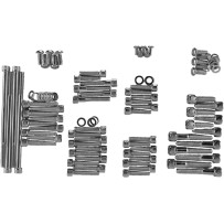 Complete Motor Bolt Kit — Black, Chrome
