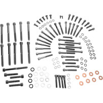 Complete Motor Bolt Kit — Black, Chrome