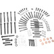 Kit completo de pernos de motor — negro, cromado