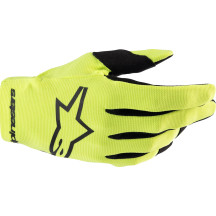 Guantes Radar Juvenil — Talla 2XS, Negro, Amarillo fluorescente