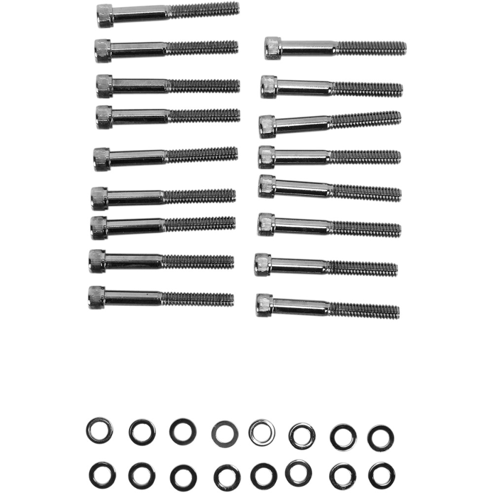 Primary Cover Bolt Kit — Black