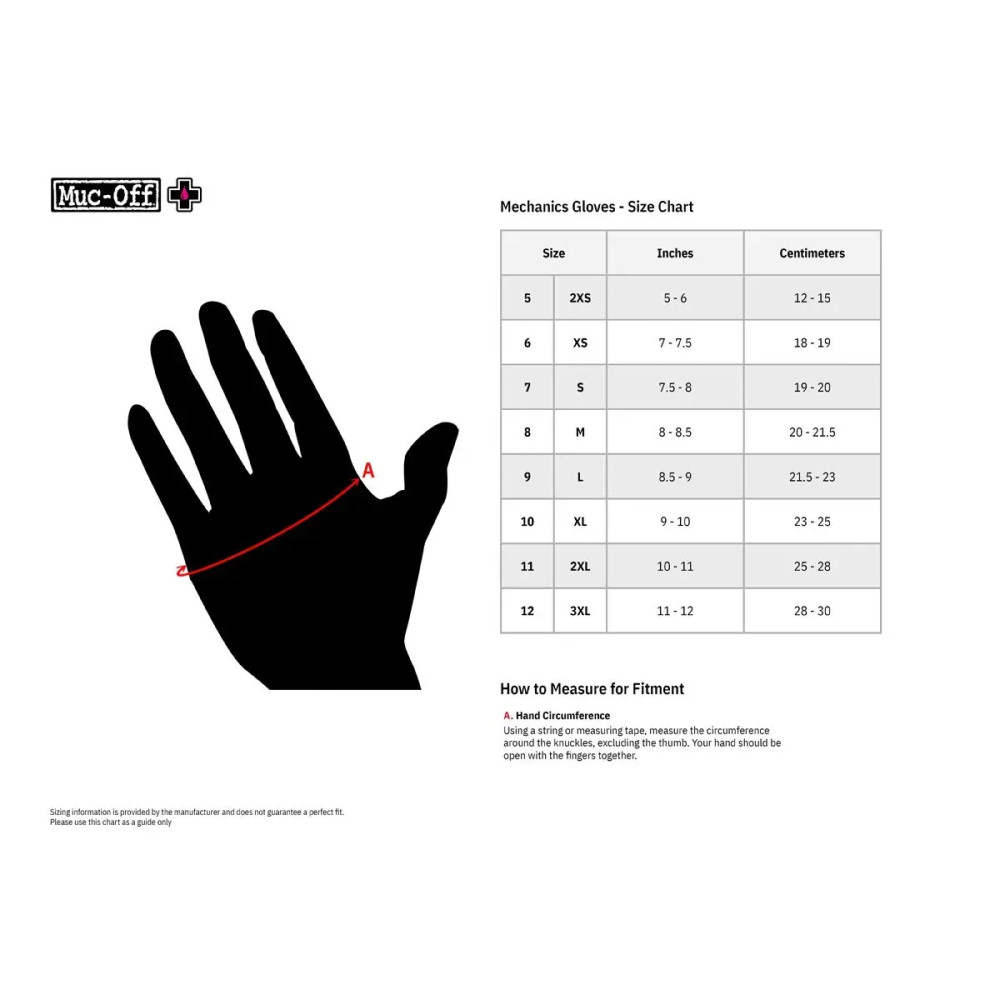 Mechanics Gloves — XL, Black