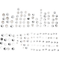 Deluxe Engine Bolt Cover Kit — Chrome