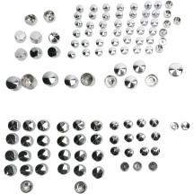 Standard Engine Bolt Cover Kit — Chrome