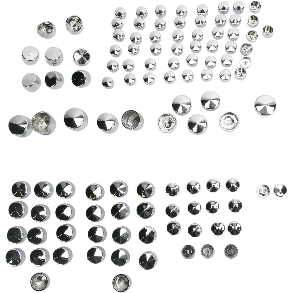 Standard Engine Bolt Cover Kit — Chrome