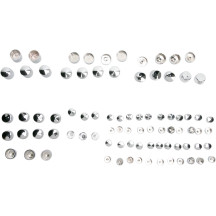 Standard Engine Bolt Cover Kit — Chrome