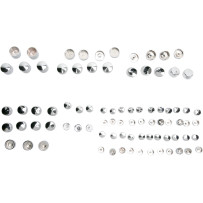 Standard Engine Bolt Cover Kit — Chrome