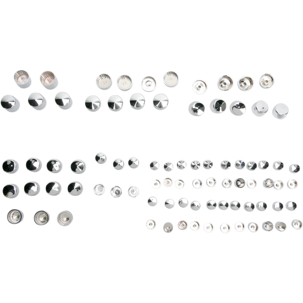 Standard Engine Bolt Cover Kit — Chrome