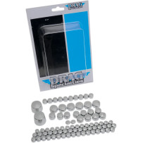 Standard Engine Bolt Cover Kit — Chrome, Silver