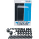 Kit estándar de cubiertas para tornillos del motor — Negro, Natural