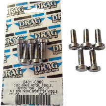 Kit de montaje de cubo de freno de disco — Delantero, cromado