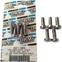 Kit de montaje de cubo de freno de disco — Delantero, cromado